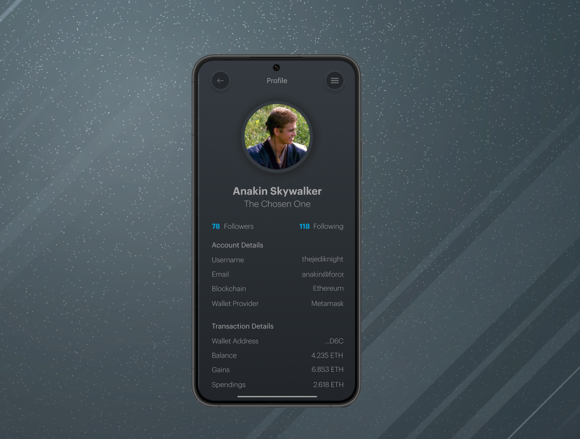 User profile screen daily ui 006 by Niharika Khanna on Dribbble