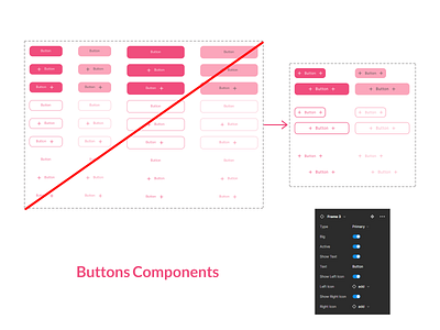 Button Components design system designer ui ui kit ux