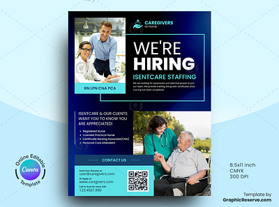 Caregivers Hiring Flyer Template Design caregiver caregiver at home caregiver flyer caregiver home caregiver marketing template caregiver template caregiving flyer flyer flyer design selfcare