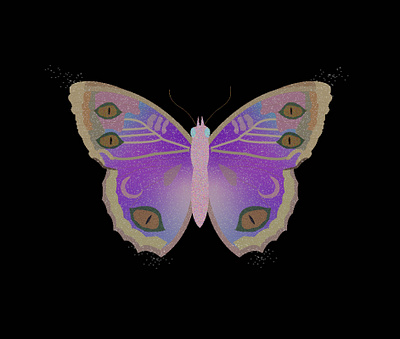 Butterfly animation graphic design illustration