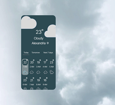 weather check app ui # challenge 24 #hype4.academy figma ui ux