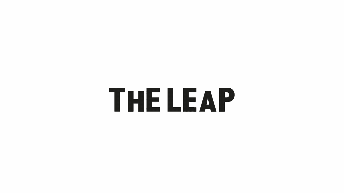 The Leap - Logo Animation 2d animation logo logotype motion design motion graphics