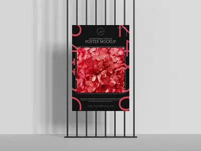 Free Display Poster Mockup poster