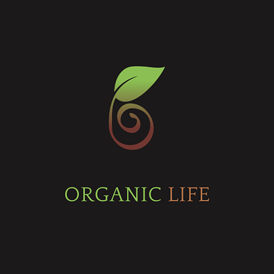 Organic Life Logo branding design graphic design illustration logo ui vector