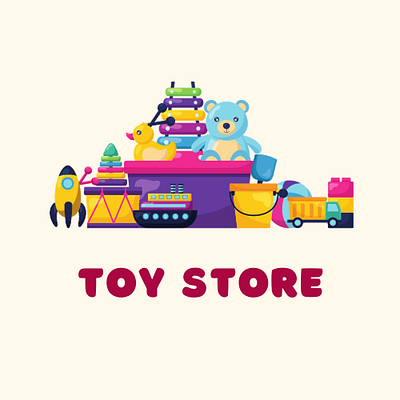 Toy Store Logo branding design graphic design illustration logo ui vector