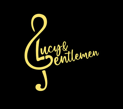 Lucy & Gentlemen, Logo design Music band, swing, jazz, pop 50s 60s blues design designer graficky dizajner grafik jazz logo logotype music band piestany pop retro slovakia slovensko style swing