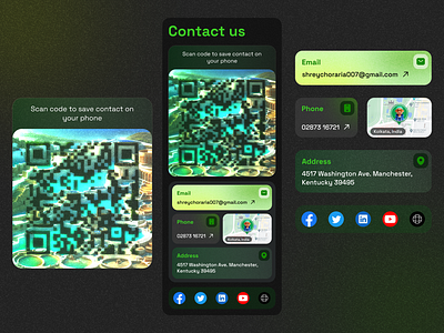 Contact contactpage dailyui designjourney digitalage effortlessconnections stylishdesign uichallenge userexperience