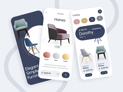 Furniture Mobile App UI Design 2024 trend ui android app cart page design case study crypto app dribbble shorts financial app food apps furnitures app ios app design mobile app mobile app shorts nft app trendy ui design ui ui design uiux uiux case study uiux design user interface design