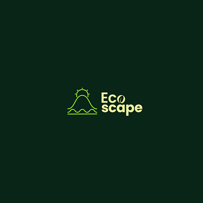 ECO SCAPE branding graphic design logo