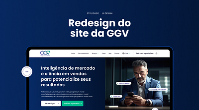 Redesign site GGV brasil brazil design homepage illustration ui uidesign userinterface ux ui