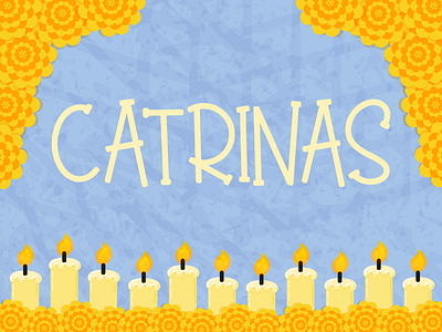 Catrinas adobe illustrator catrina día de muertos flat illustration mexico
