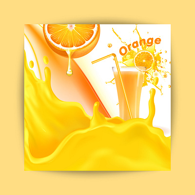 orange poster design flyer graphicsujon71 orange poster sujon