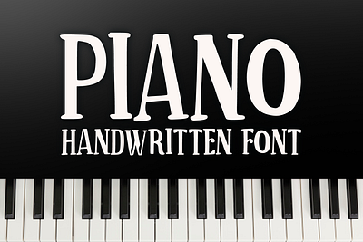 Piano Font cartoon comic design display font font font design graphic graphic design hand drawn font hand drawn type hand lettering handwritten headline lettering logotype text type design typeface typeface design typography