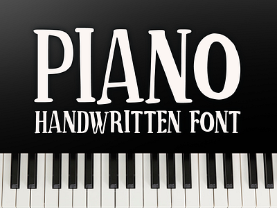 Piano Font cartoon comic design display font font font design graphic graphic design hand drawn font hand drawn type hand lettering handwritten headline lettering logotype text type design typeface typeface design typography