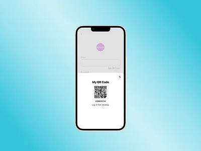 Daily UI - QR Code graphic design mobile qr code ui
