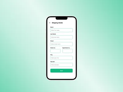 Daily UI - Shipping Details daily ui graphic design mobile shipping details ui