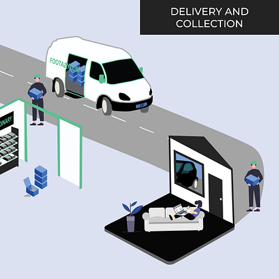 'Omni-channel' vision infographic graphic design infographic vector drawing