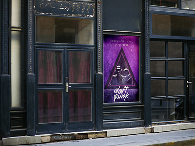 Daft Punk Concert Poster concert poster concert poster ui daft punk concert daft punk poster deep blue poster design ui poster violet concert poster