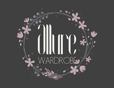 Logo for a clothing brand... Allure Wardrobe! branding design graphic design illus illustration logo ui vector