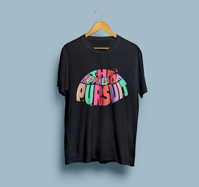 T-Shirt Design adobe illustrator branding graphic design happiness print t shirt typography