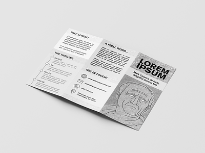 the unofficial lorem ipsum guide branding brochure design graphic design infographic mockup poster poster design typography vector