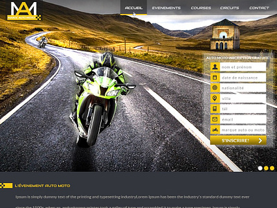 AUTOMOTO WEBDESIGN landing page webdesign