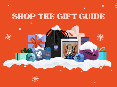 Holiday Gift Guide branding gift guide graphic design holiday landing page product design ui web design