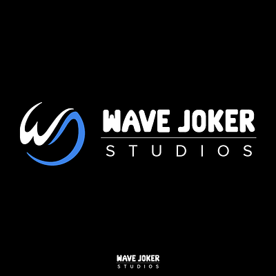wave joker studios logo designs branding design graphic design logo logo design typography