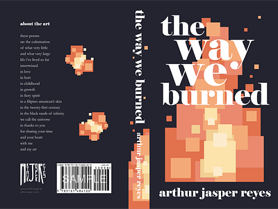 "the way we burned" book cover designs book book cover branding cover design design graphic design poetry book design typography vector