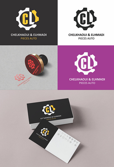 PIECES AUTO LOGO DESIGN branding graphic design illustration logo logo design ui ux vector