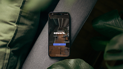 Coworking App : Find the best place to work app application coworking design entrepreneur freelance graphic design ui ui design ux