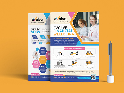 Financial Wellbeing Flyer Design brochure business brochure canva company profile financial financial brochure financial flyer financial wellbeing flyer flyer graphic design illustrator indesign leflet photoshop powerpoint printing saakibkhan wellbeing wellbeing brochure wellbeing flyer