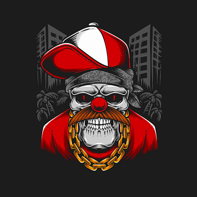 Skull Gang Star tshirts Design 2d 3d 3d art adope animation design flyer illustration logo