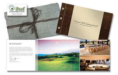 Diners Club Golf Tournament Invite branding graphic design