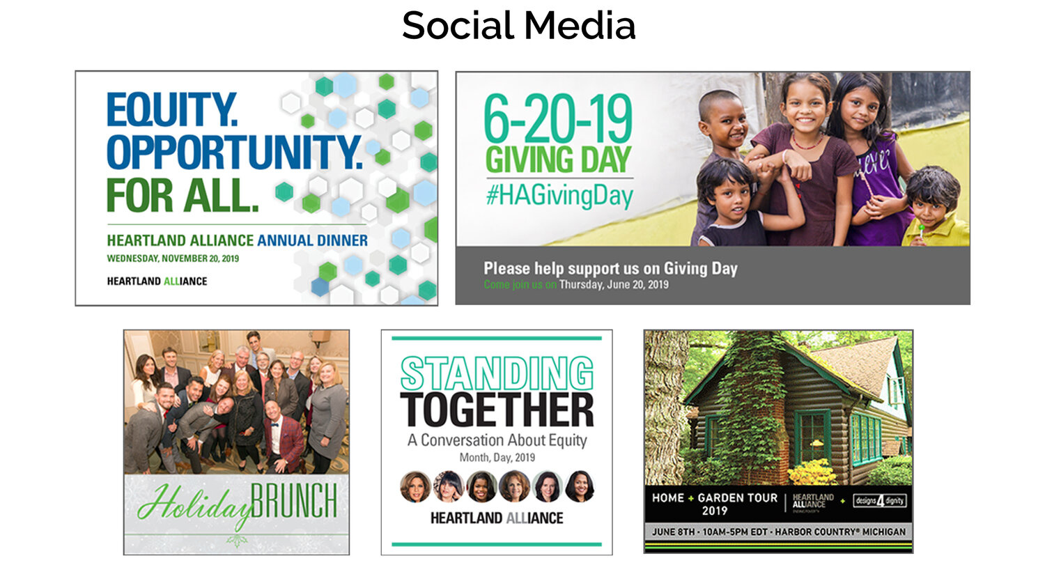 Heartland Alliance social media posts by JORDAN RAZOWSKY on Dribbble