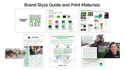 Heartland Alliance branding/ads branding graphic design