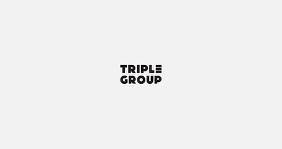 Triple Group - Logo Animation 2d animation dynamic logo modern motion design motion graphics stroke