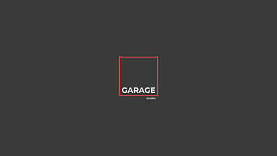 Garage Studio - Logo Animation 2d animation logo motion design motion graphics sfx sound design stroke