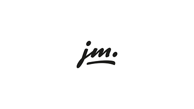 JM - Logo Animation 2d animation drop ink lettering logo motion design motion graphics stroke