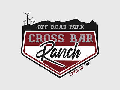 Cross Bar Ranch Logo Design branding design illustration logo photoshop vector