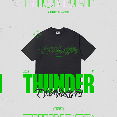 THUNDER I T-Shirt clothes graphic design