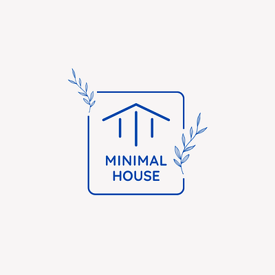 Minimal House Logo apart blue house logo minimal