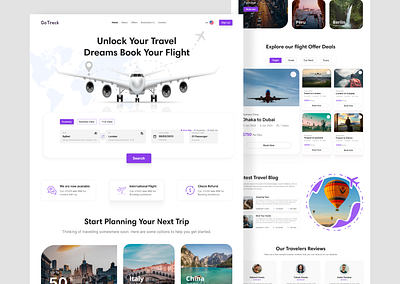 Travel Agency Landing Page agency brand branding design landingpage logo tour travel travel gaency landing page travel marketing travelagency travel agency website ui ui travel ux vist website