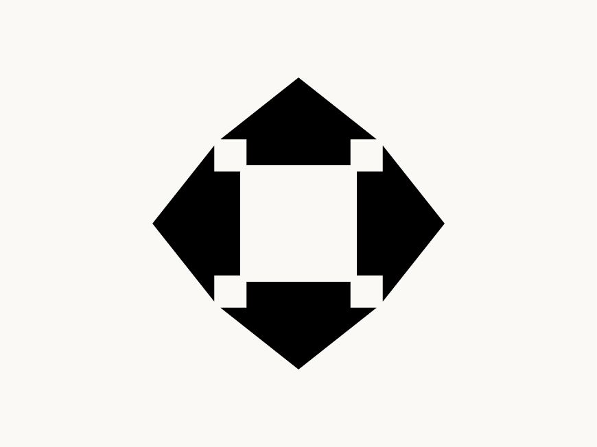 Outward Expansion arrow arrows branding design expansion logo logo design logomark out