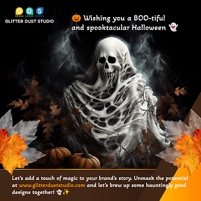 Wishing you a BOO-tiful and spooktacular Halloween banner graphic design photoshop post postdesign socialmedia