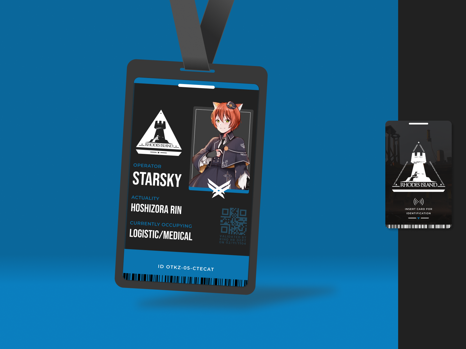 Arknights Operator ID Card Mockup Design Variant 1 by Wina Hafidh on ...