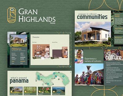 Gran Highlands Panama logo design print design