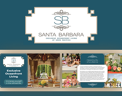 Santa Barbara at Gran Pacifica logo design print design