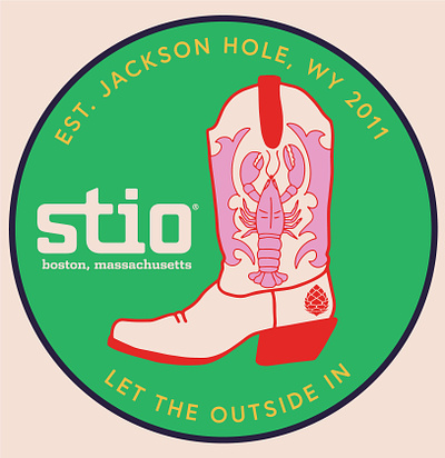 Sticker Idea for Stio Boston illustration sticker
