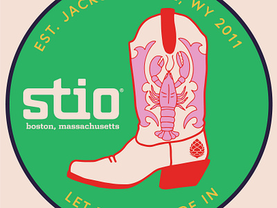 Sticker Idea for Stio Boston illustration sticker